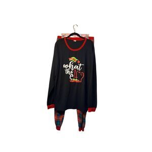 Iffei mens 2p. What the elf Christmas pajama set S/XL